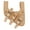 Beige, variant on Armory Replicas Ace Dueler Right-Handed Black Leather 3-Strap Universal Sword & Dagger Belt Frog
