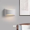 thumbnail image 5 of Creativity Geometry Up Down Glow Wall Lamp Anti-Breakage Plaster Lamp Body Wall Light Soft Light Eye Protection Bedroom Reading Light Living Room Restaurant Corridor Lights, 5 of 6