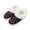 Cherry Floral, variant on POLERO Cherry Floral Print House Slippers for Women Indoor Fleece Lined Women Fuzzy Slippers Winter House Shoes Non-slip Thick Sole, Size 4-5