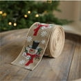 thumbnail image 2 of Clearance!Christmas Ribbon Wired 2.5 in x 6.6 ft,Christmas Ribbon for Gift Wrapping Wedding Party Xmas tree Decoration, 2 of 4