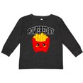 thumbnail image 3 of Inktastic French Fries Powered by Fries Boys or Girls Long Sleeve Toddler T-Shirt, 3 of 5