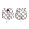 thumbnail image 3 of KLL Tulips Flowers Pattern Shorts Women,Athletic Shorts High Waisted Running Shorts Pocket Sporty Short Gym Elastic Workout Shorts-XX-Large, 3 of 7