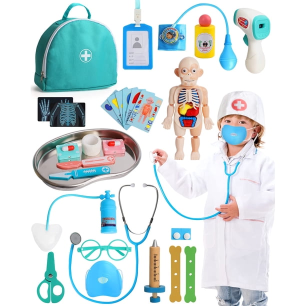 Doctor Kit Lehoo Castle Realistic, 36 unidades, para niños de 3 a 5 años