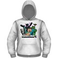 thumbnail image 2 of Minecraft Sweat à Capuche Garçon Mob Attack sous Licence (Petit) Gris, 2 of 2