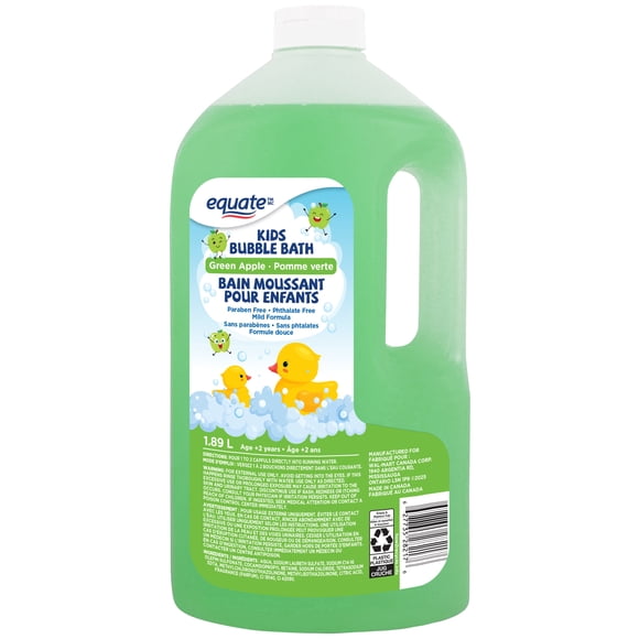 Bain moussant pour enfants Pomme verte Equate