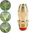 thumbnail image 1 of Buse de Boyau d'Arrosage en Laiton / Embout d'Arrosage à Filetage Externe de 1/2 Po / Durable, Résistant à la Rouille / Facile à Utiliser pour Arroser Pelouses, Jardins, Plates-Bandes / Longueur de 54 mm, 1 of 6