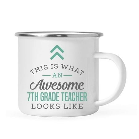 

Stainless Steel Campfire Coffee Mug Gift This is What an Awesome 7th Grade Teacher Looks Like 1-Pack Birthday Gift Ideas Coworker Him Her Includes Gift Box 11oz