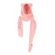 thumbnail image 2 of Sombreros de invierno para mujer Bufanda con capucha y de bolsillo, cálida con capucha, gorro, bufanda con , gorro de - Rosado Yinane Bufanda con capucha, 2 of 8