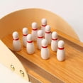 thumbnail image 3 of RYRDWP Clearance Educational Wooden Mini Bowling Set – Interactive Puzzle Toy for Kids’ Skill Development, 3 of 6