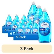 (3 pack) Great Value Ultra Dish Liquid, Original, 40 fl oz