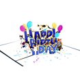 thumbnail image 3 of Cats Happy Birthday Pop Up Card, Happy Birthday 3D Card, Funny Birthday Card, Kitty Greeting Card, Cat Mom Birthday Card, Happy Birthday Pop Up 3D Card, Cat Lover Birthday Card, Funny Pop Up Card, 3 of 5