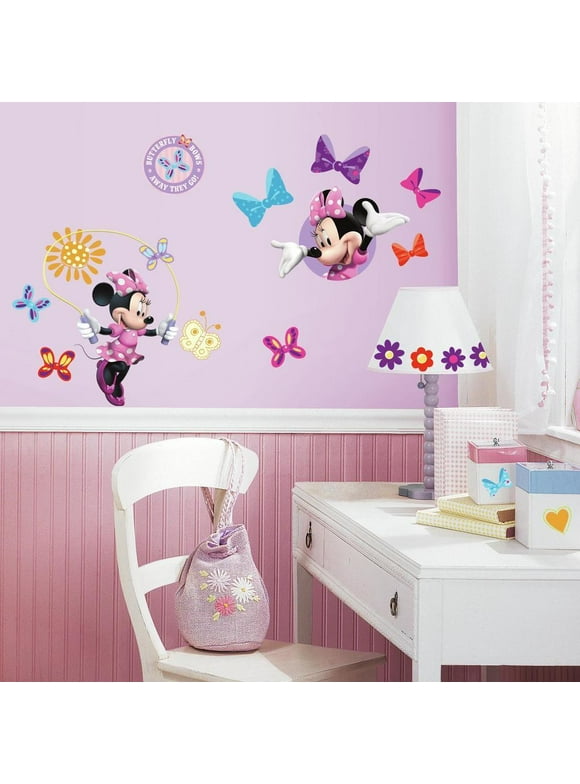 Minnie Mouse Bow-tique Wall Decals