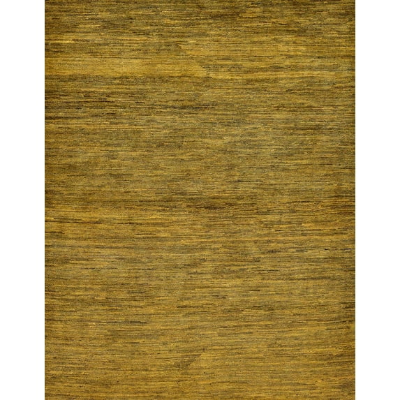 Ahgly Company Indoor Rectangle Abstract Orange Gold Abstract Area Rugs, 5' x 7'