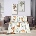 thumbnail image 5 of Giraffe Blanket Super Soft Warm Fun Bed Bedding Throw Blankets for Couch Bedroom Sofa Office Car, All Season Cozy Flannel Plush Blanket Gifts for Girls Boys Kids Adults, 60"X50", 5 of 6