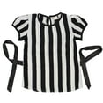 thumbnail image 5 of Styles I Love Kid Girls Black White Stripes Short Sleeve Blouse and Tutu Skirt 2pcs Outfit Summer Party Dresses Set (140/7-8 Years), 5 of 8