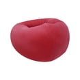 thumbnail image 6 of 6 Pcs Bean Bag Chairs for Adults Portable Inflatable Chairs with Air Pump Blow up Couch Folding Inflatable Couch Lazy Sofa for Reading Living Room Camping-Coffee+Red+Dark Blue, 6 of 16