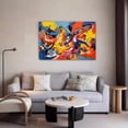 thumbnail image 5 of Abstract Art Modern Decorative Painting Feet Framed Canvas Poster Bedroom Decor Sports Landscape Office Room Decor Gift,Frame-style,28×41inch (70×105cm), 5 of 8