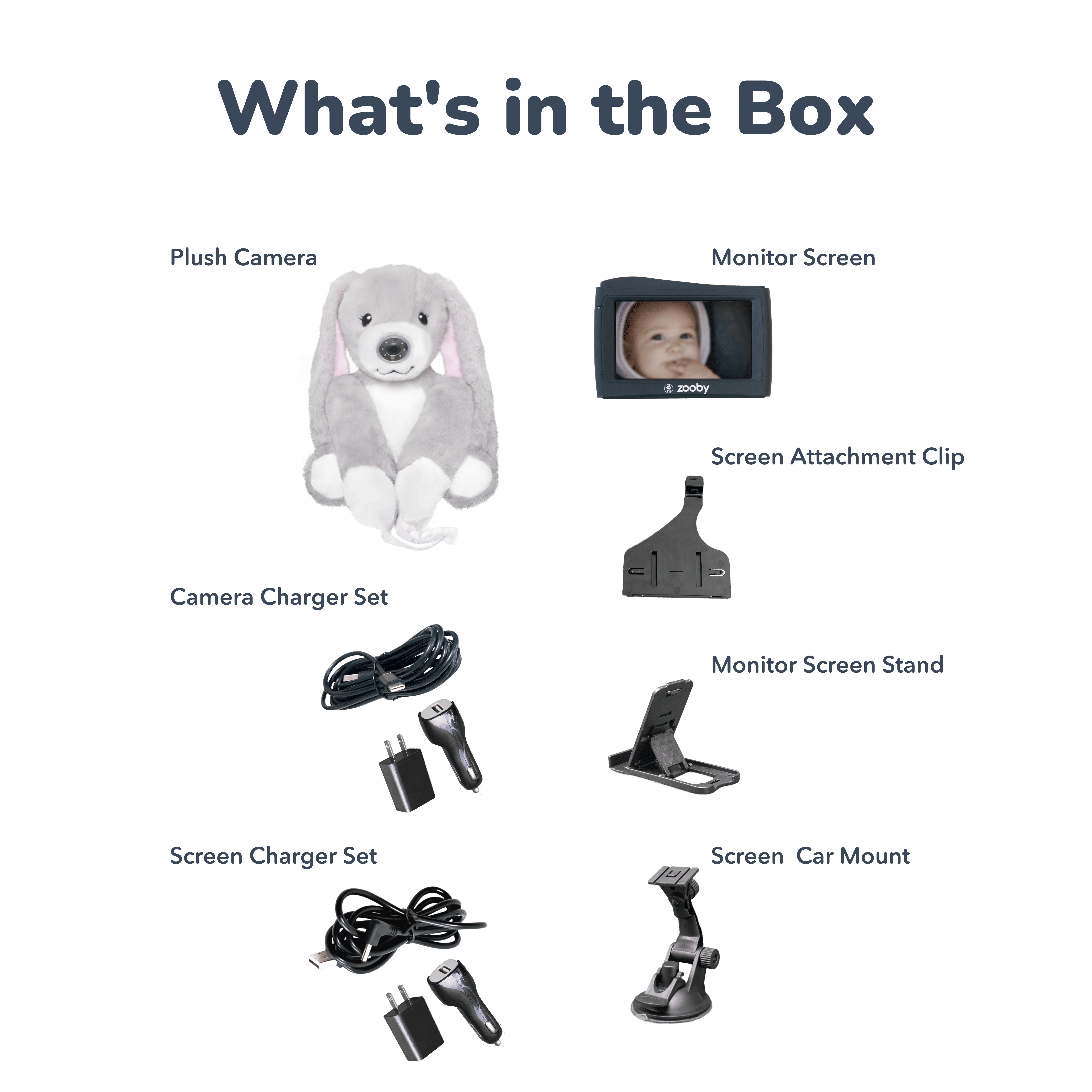 zooby baby monitor for cars (Bailey)