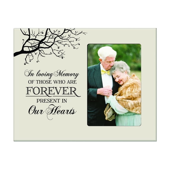 LifeSong Milestones Memorial Tabletop Picture Frame Holds 4x6 Photo - In Loving Memory