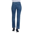 thumbnail image 2 of NYDJ womens  Petite Marilyn Lake Notre-Dame Straight Leg Jean, 2P, Blue, 2 of 4