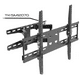thumbnail image 1 of Soporte para pantalla Taika  TK-SM12070 Plasma, LCD y LED / 120° VESA 600X400mm., 32"-70", 1 of 2