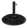 International Caravan 23900-15 and BK Outdoor Resin Roman Numerical Umbrella Stand Black