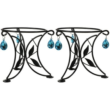 2pcs Crystal Ball Stand Gazing Ball Support Stand Ball Display Stand Crystal Ball Base Household Flowerpot Rack
