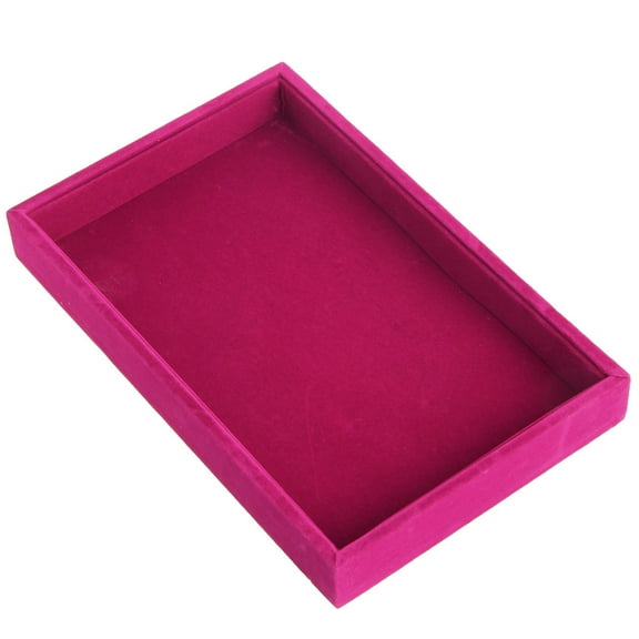 Stackable Jewelry Trays Inserts Velvet Catch All Jewelry Display Tray Case