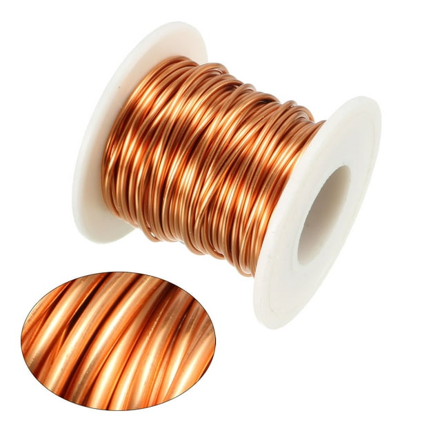 1.2mm Dia Magnet Wire Enameled Copper Wire Winding Coil 32.8' Length 
