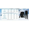 thumbnail image 4 of Charmo Thermal Outfit Sets for Kids Athletic Top and Bottom Activewear Sets Boys Girls Long Johns Set Winter Base Layer, 4 of 7