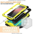 thumbnail image 3 of Allytech for Samsung Galxy S21 Ultra Case, S21 Ultra Waterproof Case with Built-in Screen Protector Dustproof Full Body Shockproof Heavy Duty Kickstand Case for Samsung Galaxy S21 Ultra 5G, Yellow, 3 of 7
