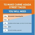 thumbnail image 2 of Mccormick Street Taco Carne Asada 0.87 Oz Seasoning Mix (Pack Of 5), 2 of 3
