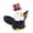 A, variant on Bald Eagle Figurines Set, Mini Patriotic Resin Statue Decor for Desk & Home, Navy Sailor, Graduate, & Uncle Sam Eagle Collection, Military Graduation Gifts, Party Cake Toppers, 10-Piece Set