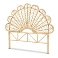 thumbnail image 2 of bali & pari Variel Rattan BOHO Headboard, Queen Size, Natural Brown, 2 of 6