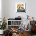 thumbnail image 4 of Art.com Quirky Bouquet II Art Print by Victoria Borges, Black Frame Wall Art, 29" x 29", 4 of 5