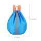 thumbnail image 3 of Mochila de senderismo plegable, grande, impermeable, con cordón, para fitness, natación y actividades al aire libre, color negro., 3 of 9