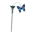 thumbnail image 3 of Estaca de jardín con forma de animal solar, decoración de jardín con simulación de animales voladores, palo de animal decorativo para patio, casa, Forma de mariposa, 3 of 8