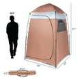thumbnail image 2 of SalonMore Shower Changing 6.8 ft Tent Dressing Shower Room  for Camping Beach Brown, 2 of 6