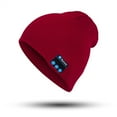 thumbnail image 1 of Gorro con Bluetooth, gorro recargable con micrófono incorporado, altavoces estéreo, gorro de punto cálido para otoño e invierno, 1 of 5