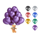 thumbnail image 1 of Fiesta Decoración Boda Metálico Xtellar Látex Globo Decoración 50pcs, 1 of 3