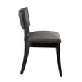 thumbnail image 4 of Side Dining Chair, Set of 2, Grey Gray, Fabric, Kitchen Cafe Bistro Hospitality Restaurant, Modern Contemporary HB33424, 4 of 8