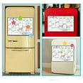 thumbnail image 7 of Magnetic Refrigerator Calendar Whiteboard Organizer | Dry Erase Monthly Weekly Planner | 15.7"x11.8" Undated | PET Stain-Resistant Film | 5 Week Layout | Includes Eraser & 2 Markers | Flat Packed, 7 of 7