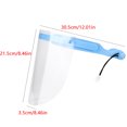 thumbnail image 2 of braveheart Transparent Full Face for Protection Mask Dust Wind Saliva Protective Screen 3#, 2 of 6