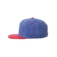 thumbnail image 3 of Classic Snapback Hat Custom A to Z Initial Letters, Royal Red Cap White Red Letter Initial P, 3 of 3