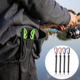 thumbnail image 4 of [Yuexinghui] Processed Intellectual Property 4pcs Fishing Lanyard With Carabiner Retractable Spring Rope Fishing Rope Combination Color One Size ANGGREK Fishing Spring Rope, 4 of 6