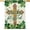 St Patricks Day Flower Cross, variant on St Patricks Day Welcome Garden Flag 12.5x18 Inch,Green Shamrock Clover Spring Garden Flag Luck Shamrock Buffalo Plaid Flag Double Sided Farmhouse Outdoor Decor