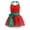 Red, variant on MSemis Kids Girls Sequins Christmas Dance Costume Xmas Ballet Tutu Figure Ice Skating Fancy Dress Green 6