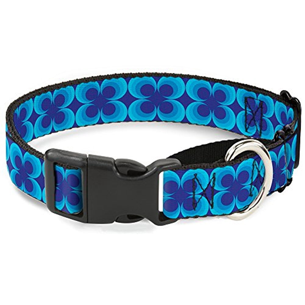Buckle-Down Four Dot Gradient Royal Blues Martingale Dog Collar