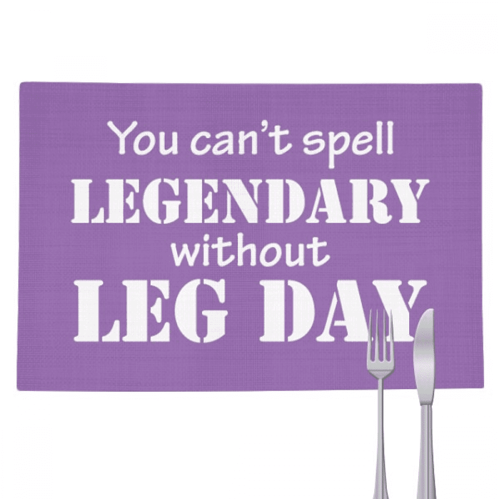 Spelling Words Letter Nesting Placemat Pad Kitchen Woven Heat Resistant