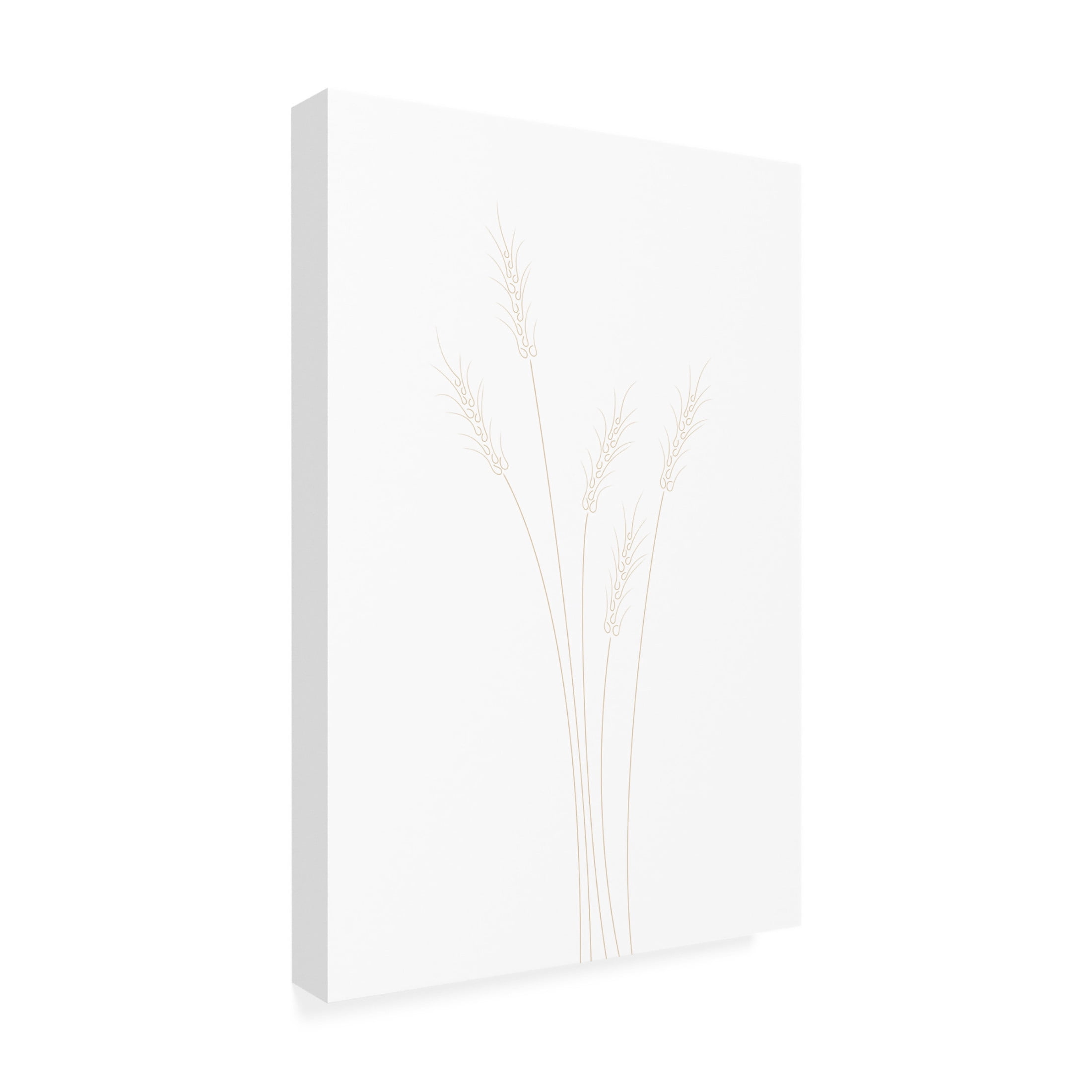 Canvas Wall Art - Pictufy Studio Ii 'Wheat Grass' Wall Art for Living Room, Bedroom, or Office Décor by Trademark Fine Art - 12 x 19 Inches